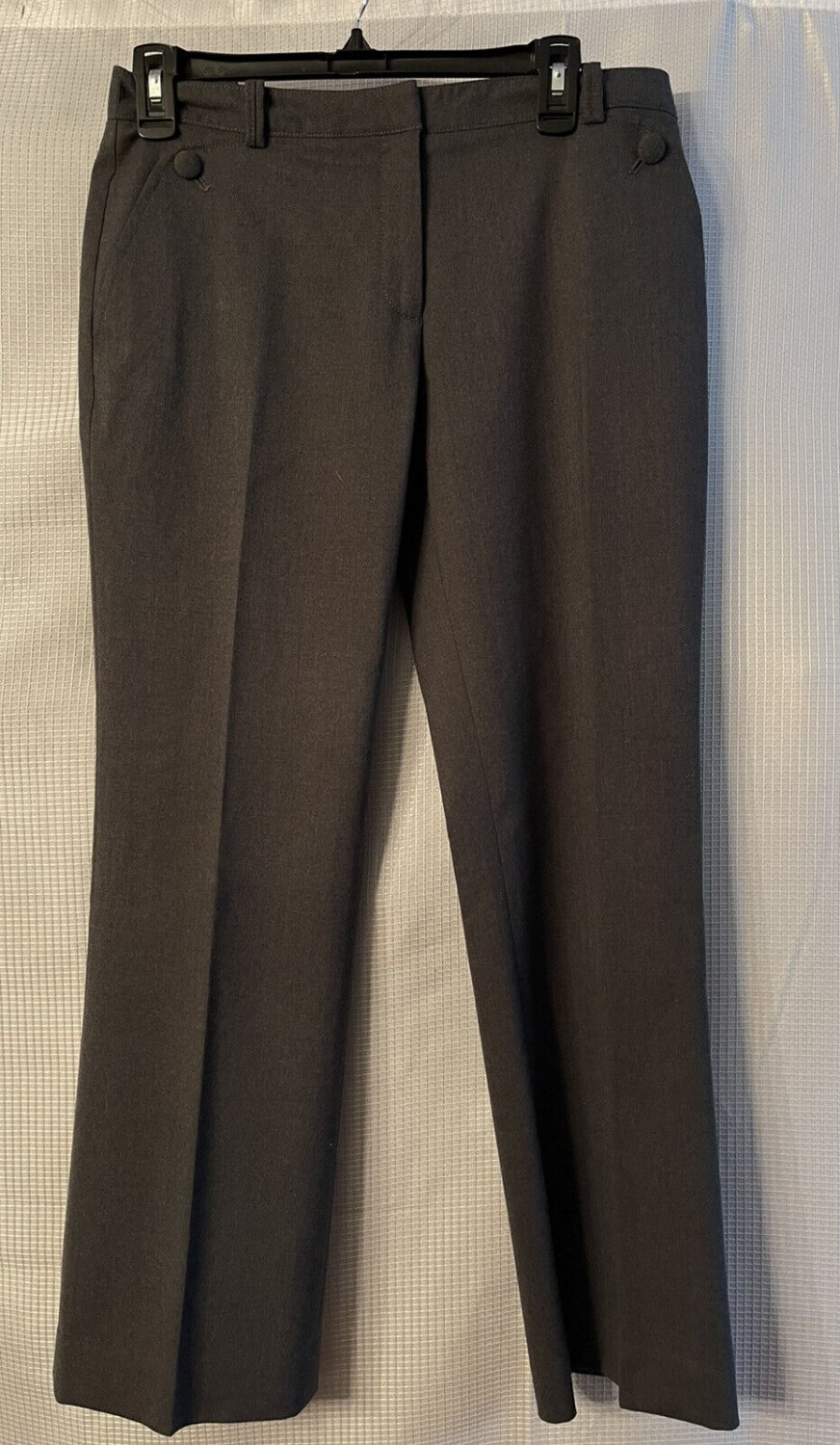 EUC Tory Burch Womens Gray Wool Blend Pants Slacks Size 4
