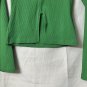 NWT Puma Womens Classics Ext Ribbed Jacket Green Long Sleeve Size Small