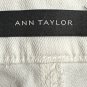 NWT Ann Taylor Kick Crop Womens White Stretch Jeans Denim Plus Size 16