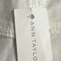 NWT Ann Taylor Kick Crop Womens White Stretch Jeans Denim Plus Size 16