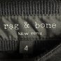 rag & bone New York Womens Black Skinny Leg Dress Slacks Pants Trousers Size 4