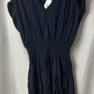 NWT Splendid Womens Sleeveless Viscose Navy Blue Casual Dress Size Large