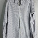 Xacus Evolution Fit Cotonificio Albini Men Long Sleeve Button Dress Shirt 15 3/4