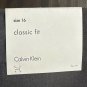 NWT Calvin Klein Womens Gray Classic Fit Wide Leg Lined Dress Pants Slacks 16