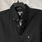 NWT Eddie Bauer Mens Long Sleeve Casual Black Button Twill Shirt Size Medium