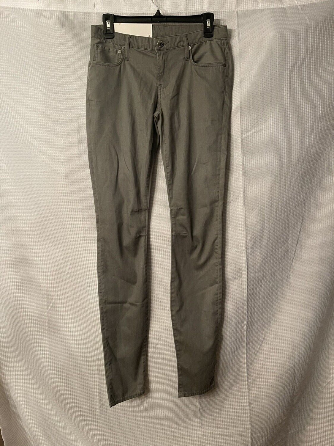 NWT Helmut Lang Womens Juniors Gray Jeggings Jeans Pants Size 26