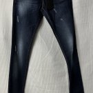 NWT Flying Monkey Womens Designer Dark Wash Skinny Jeans Denim Size 24