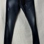 NWT Flying Monkey Womens Designer Dark Wash Skinny Jeans Denim Size 24