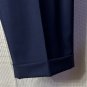 NWT Paul Fredrick Mens Cuffed Leg Blue Wool Blend Dress Pants Slacks Size 40x33