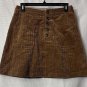 NWT Lost + Wander Womens Cotton Lined Brown Casual Skirt Size Medium