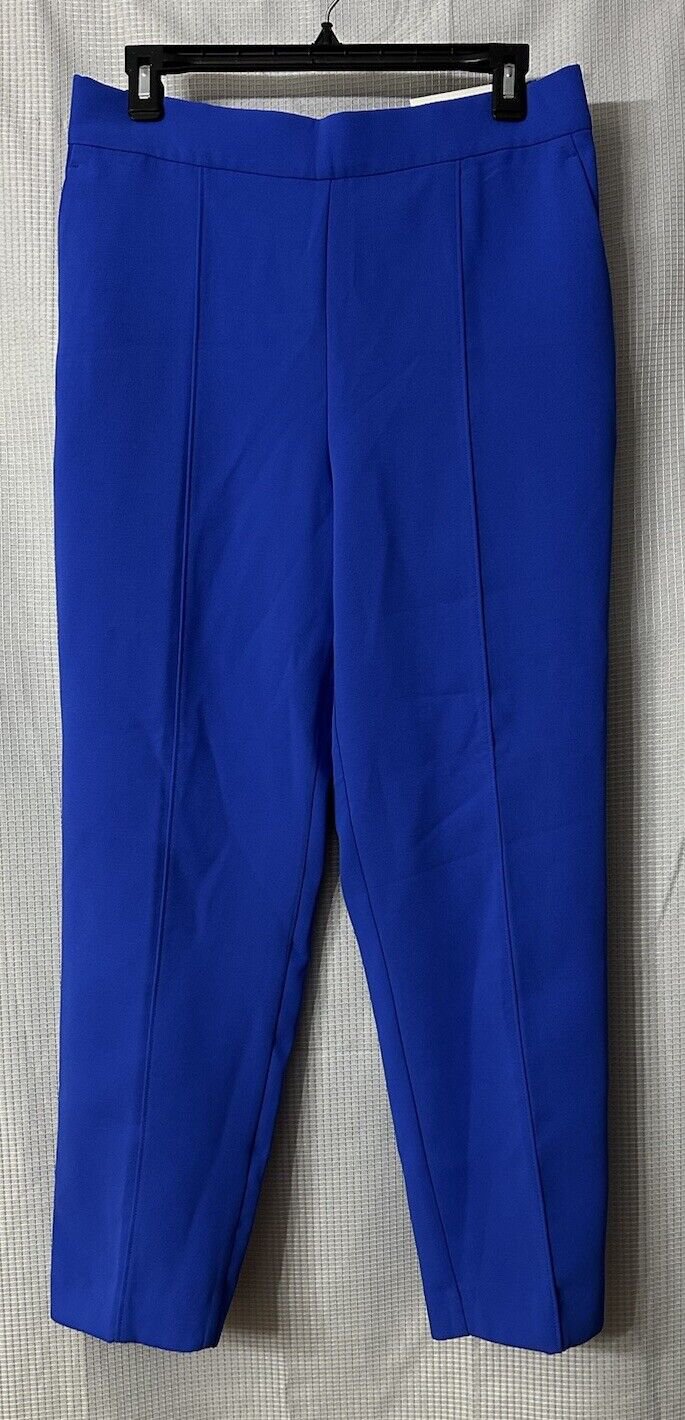 NWT Ann Taylor The Easy Ankle Womens Elastic Casual Pants Slacks Trousers Size M