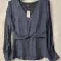 NWT Ann Taylor LOFT Womens Long Sleeve Casual Top Shirt Blouse Size 2