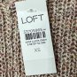 NWT Ann Taylor LOFT Womens Short Sleeve Pullover V Neck Sweater Size XS