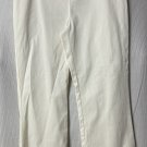 Agnona Italy Womens Casual Cropped Capri White Pants Slacks Trousers Size 46 EUC