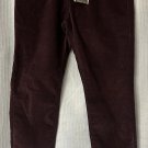 NWT Levis Womens Wedgie Skinny Wine Color Pants Slacks Trousers Size 6/28