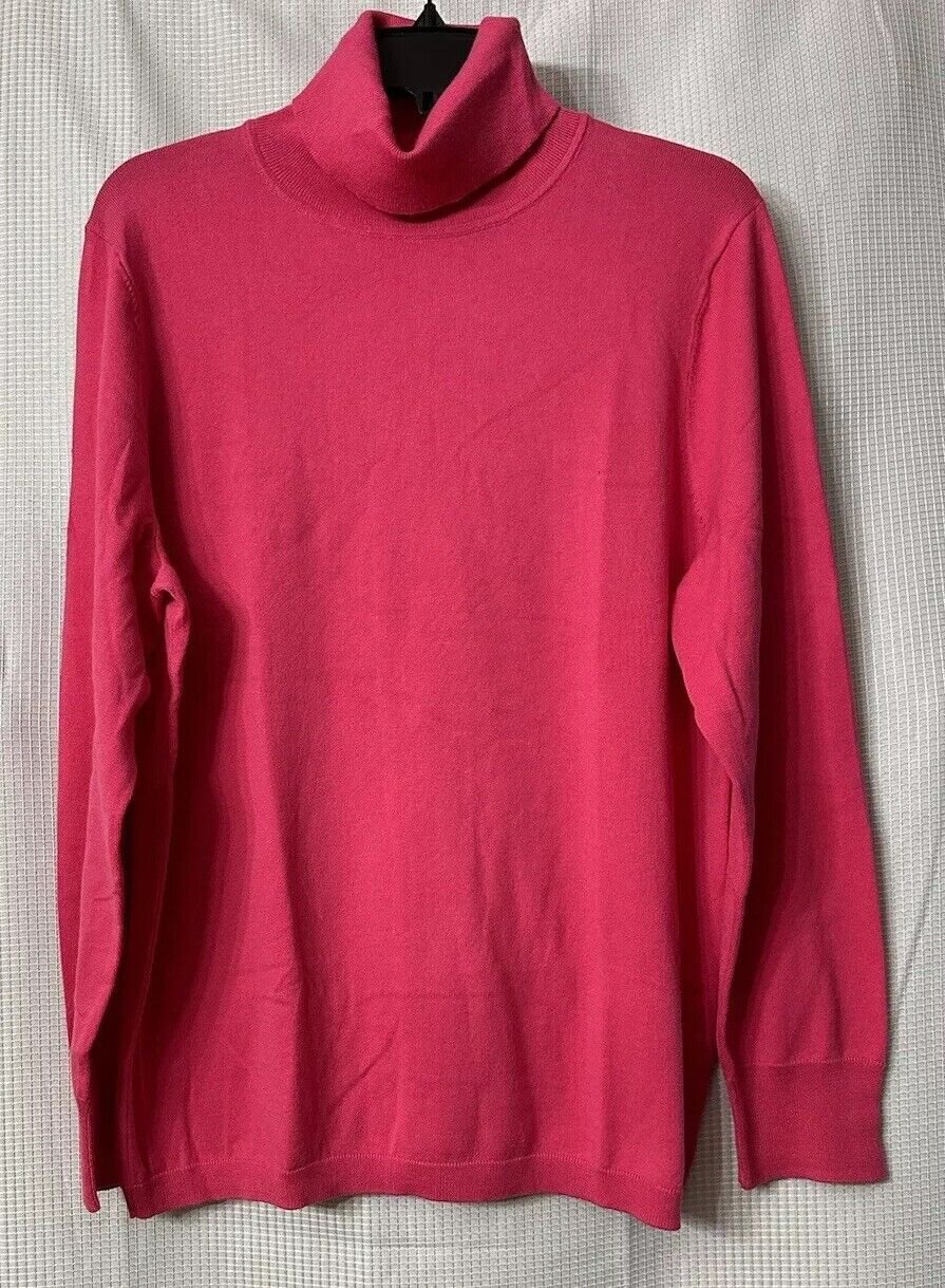 NWT Talbots Womens Long Sleeve Turtleneck Pullover Top Blouse Shirt Size XL