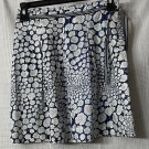 NWT Jacadi Paris Girls Kids Floral Cotton Skirt Crete Blue White Size 12Y