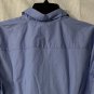 NWT Ann Taylor LOFT Womens Short Sleeve Button Front Blue Top Blouse Shirt 12