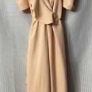 NWT Boohoo Womens Short Sleeve Plunge Ruffle Midi Belted Dress Size 10 Petite