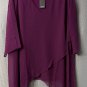 NWT Avenue Studio Hanna Layerd Womens Elbow Sleeve Top Blouse Shirt Size 20