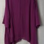 NWT Avenue Studio Hanna Layerd Womens Elbow Sleeve Top Blouse Shirt Size 20