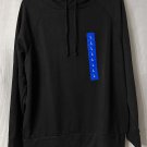 NWT Eddie Bauer Womens Long Sleeve Black Fleece Hoodie Sweat Shirt Size Large
