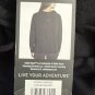 NWT Eddie Bauer Womens Long Sleeve Black Fleece Hoodie Sweat Shirt Size Large