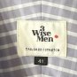 NWT 3 Wise Men Long Sleeved Button Front Mens Casual Shirt Size 41(XL)