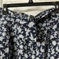 NWT CeCe Meadow Monet Womens Linen Blend Lined Floral Caviar Shorts Size XL $99