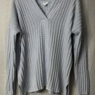 NWT J. Jill Chenille Womens Long Sleeve Soft V Neck Pullover Sweater Size Large