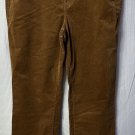 NWT Talbots Womens Brown Corduroy Straight Leg Pants Slacks Trouser Plus Size 18
