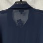 NWT Torrid Womens Navy Blue Long Sleeve Button Cold Shoulder Top Shirt Size 1X