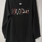 NWT Christopher & Banks Cj Womens Long Sleeve Christmas Shirt Top Plus Size 2X