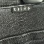 NWT Risen Los Angeles Womens Black Distressed Stretch Jeans Denim Size 13/31