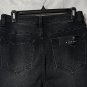 NWT Risen Los Angeles Womens Black Distressed Stretch Jeans Denim Size 13/31