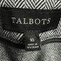 NWT Talbots Size 10 Womens Black White Casual Stretch Skirt