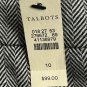 NWT Talbots Size 10 Womens Black White Casual Stretch Skirt