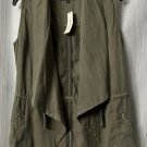 NWT Trixxi Clothing Company  Womens Open Front Sleeveless Vest Size S