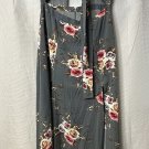 NWT Naked Wardrobe Womens Short Sleeve Open Back Slits Floral Dress Size Large