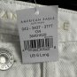 NWT American Eagle Womens White 90s Staight Denim Jeans Size 6 Long 28W