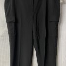 NWT Josephine Chaus Jet Black Womens Cropped Pants Slacks Plus Size 16