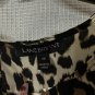 NWT Lane Bryant Womens Long Sleeve Leopard Print Top Blouse Shirt Plus Size 26