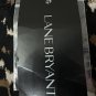 NWT Lane Bryant Womens Long Sleeve Leopard Print Top Blouse Shirt Plus Size 26