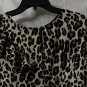 NWT Lane Bryant Womens Long Sleeve Leopard Print Top Blouse Shirt Plus Size 26