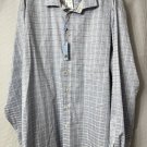 NWT Egara Mens Long Sleeve Button Front Non Iron Shirt Big & Tall Size 5XLT