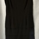 NWT Tahari Arthur S. Levine Womens Knee Length Sleeveless Black Dress Size 6
