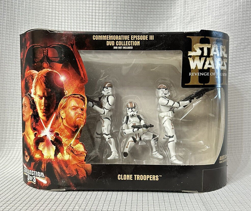 2005 Star Wars Commemorative Dvd Collection Episode III ROTS Brown Clone Trooper