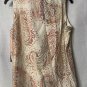 NWT Vince Camuto Womens Lined Pullover Sleeveless Tank Top Blouse Shirt Size M