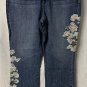 NWT J. Jill Authentic Fit Cape Cod Womens Embroidered Cropped Jeans Size 12