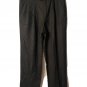 NWT Grant Thomas Mens Black Pleated Front Dress Pants Slacks Size 34x32 Italy